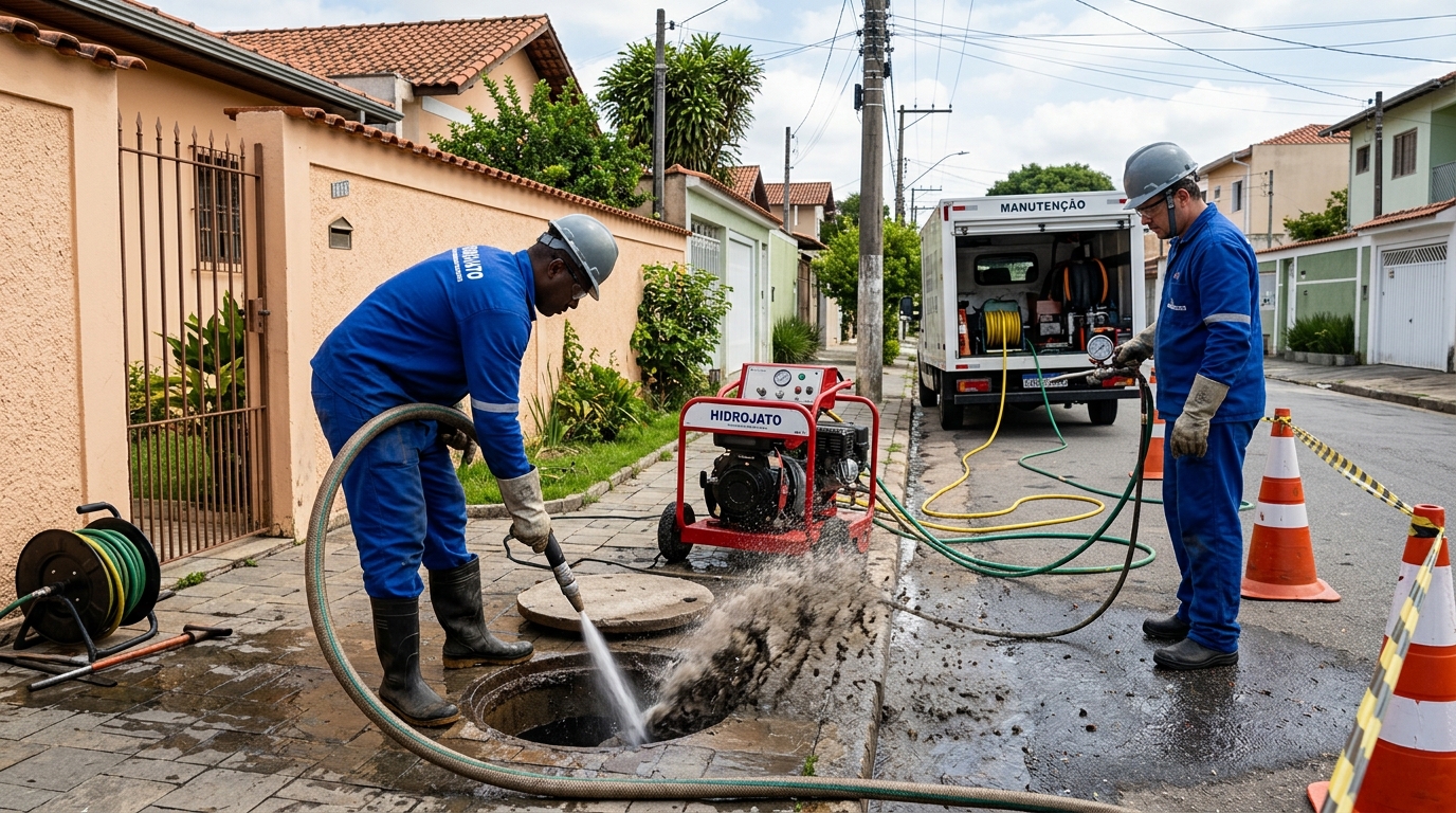 Hidrojateamento residencial em Florianópolis-SC
