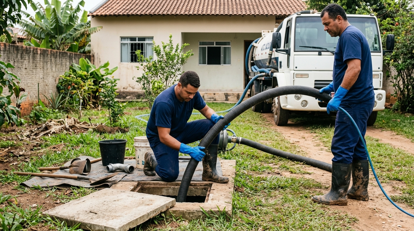 Esgotamento de fossa em Florianópolis-SC